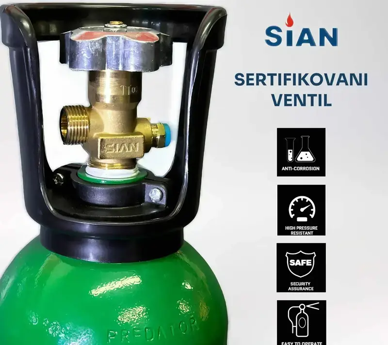 CO₂ boca 10 L — oprema za zavarivanje